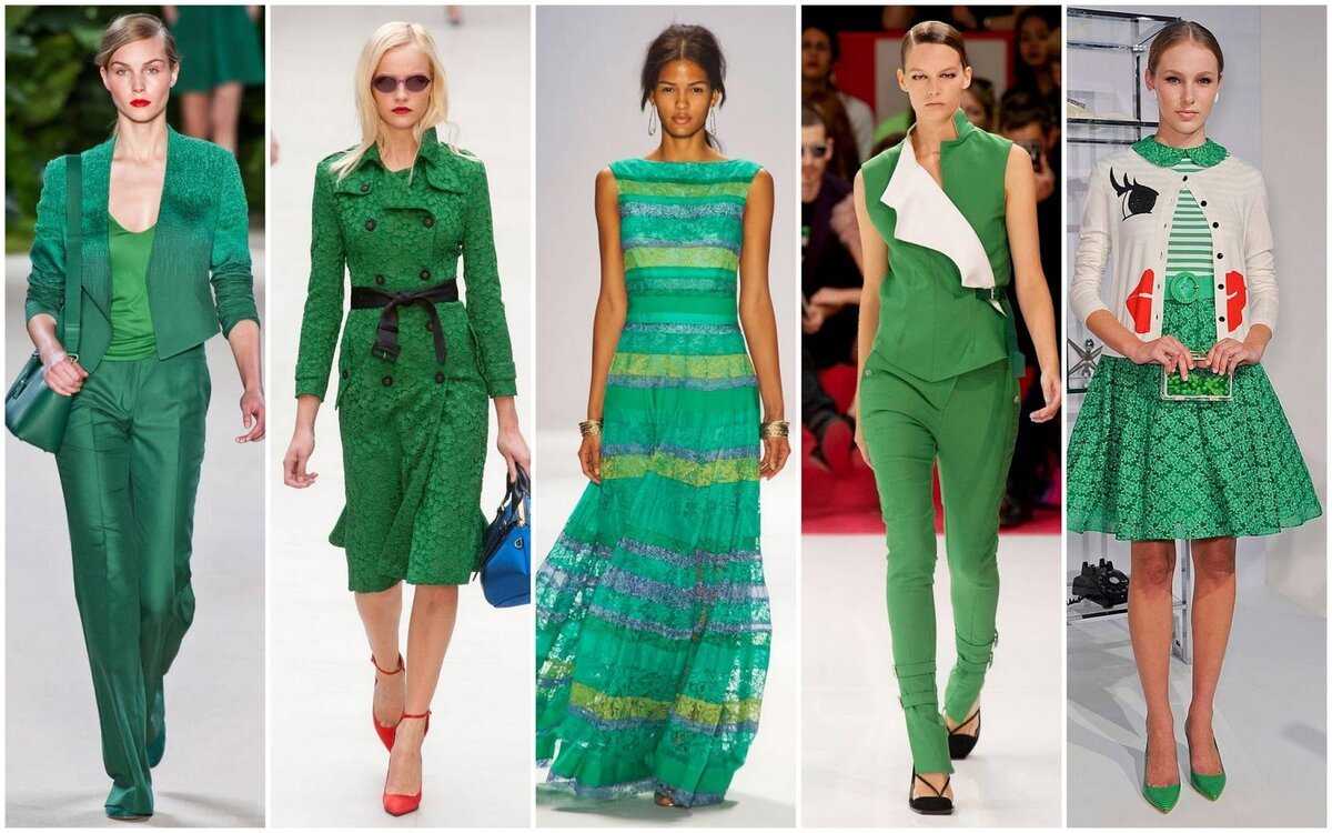 Зеленый цвет в одежде: что он о вас говорит | world fashion channel