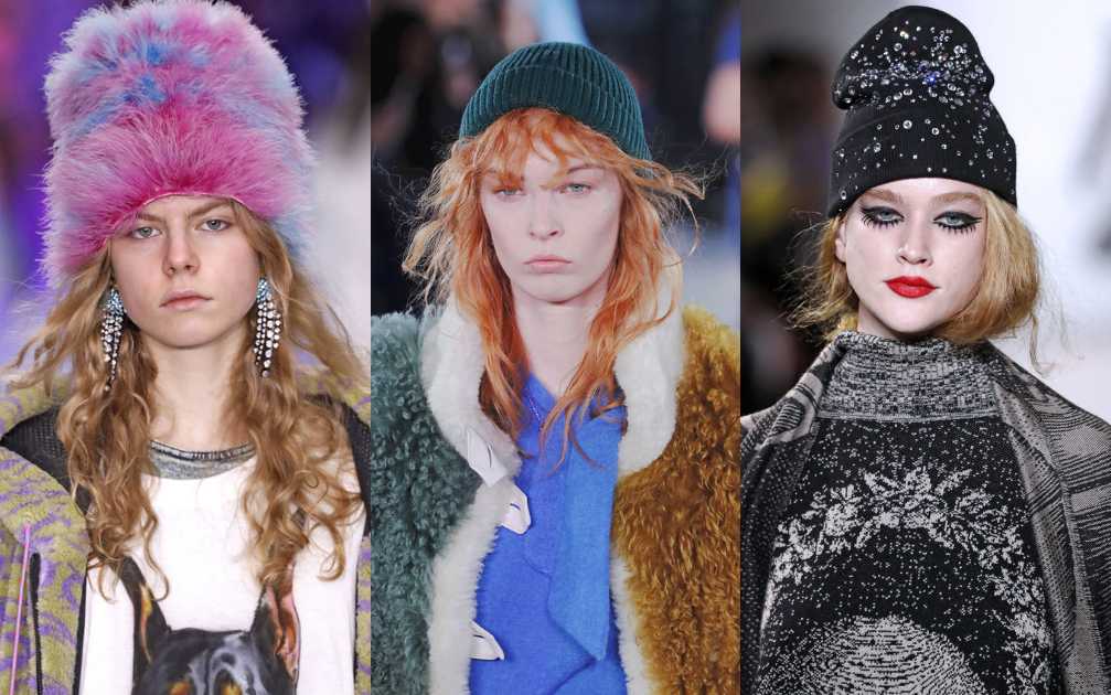 Модные вязаные шапки на зиму 2021 года женские шапки спицами 16 моделей